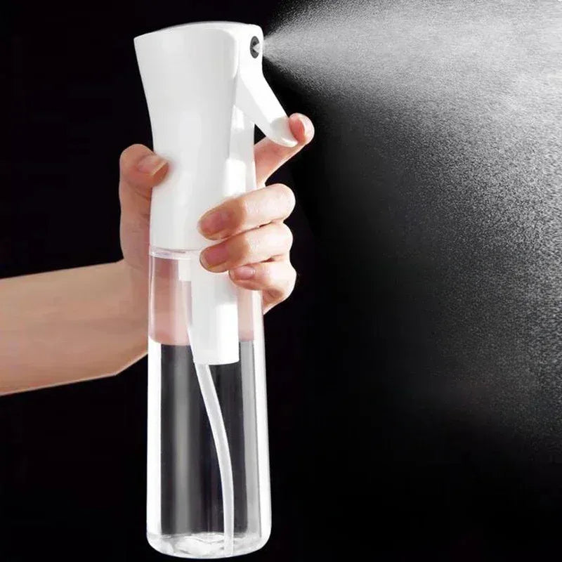 500/300/200ml High Pressure Continuous Spray Bottle - Detachable Press-Type for Hair Care & Toner