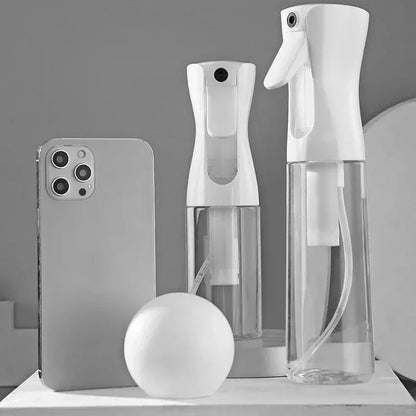 500/300/200ml High Pressure Continuous Spray Bottle - Detachable Press-Type for Hair Care & Toner