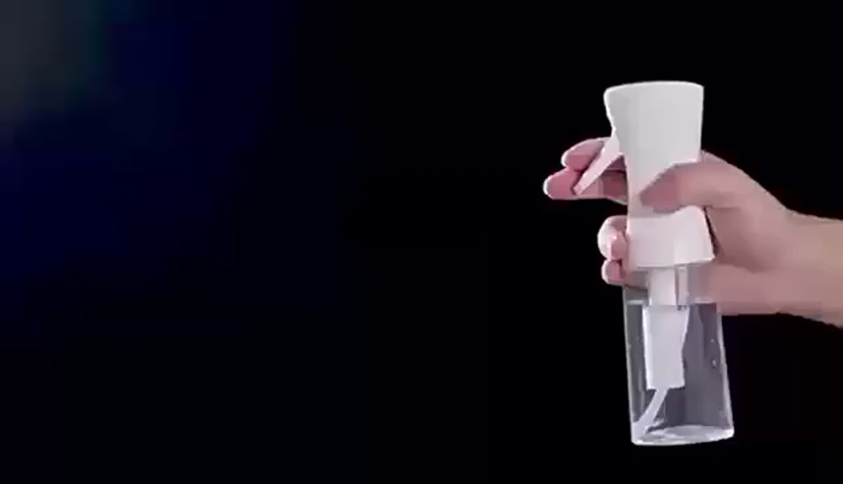 500/300/200ml High Pressure Continuous Spray Bottle - Detachable Press-Type for Hair Care & Toner